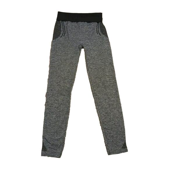 New Mix Leggings Activewear Size M GRAY Modern Yoga Gym Sporty Stretch Yoga - Picture 4 of 16